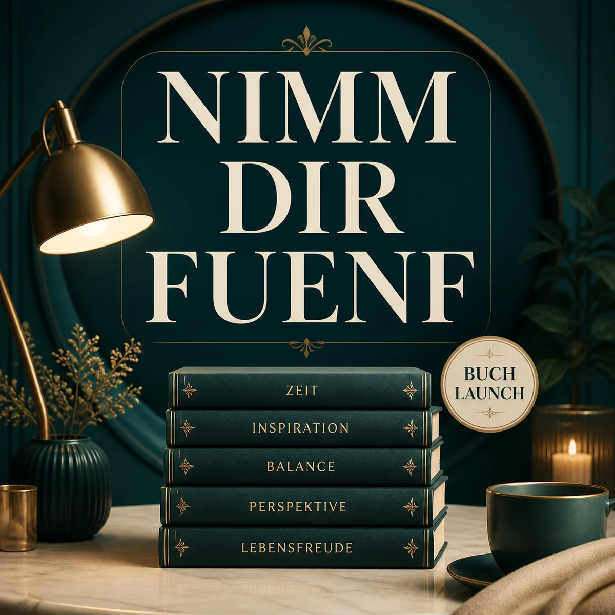 Individuelles Erftpost-Motiv zur Premierenlesung NIMM DIR FUENF in Brühl