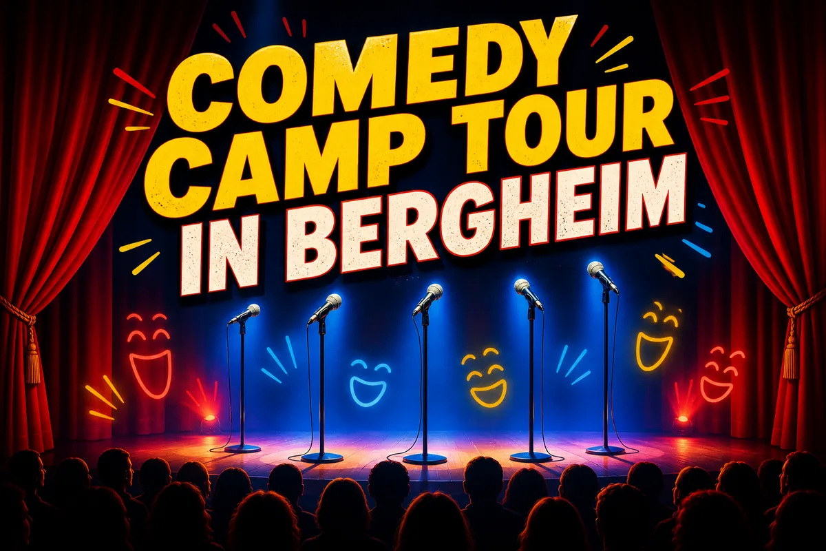 Individuelles Erftpost-Veranstaltungsmotiv zu Comedy Camp Tour in Bergheim