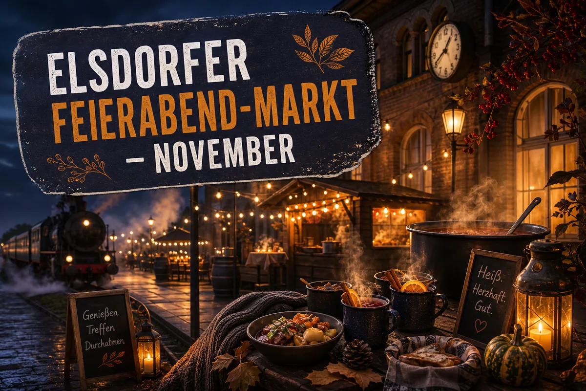 Individuelles Erftpost-Veranstaltungsmotiv zu Elsdorfer Feierabend-Markt