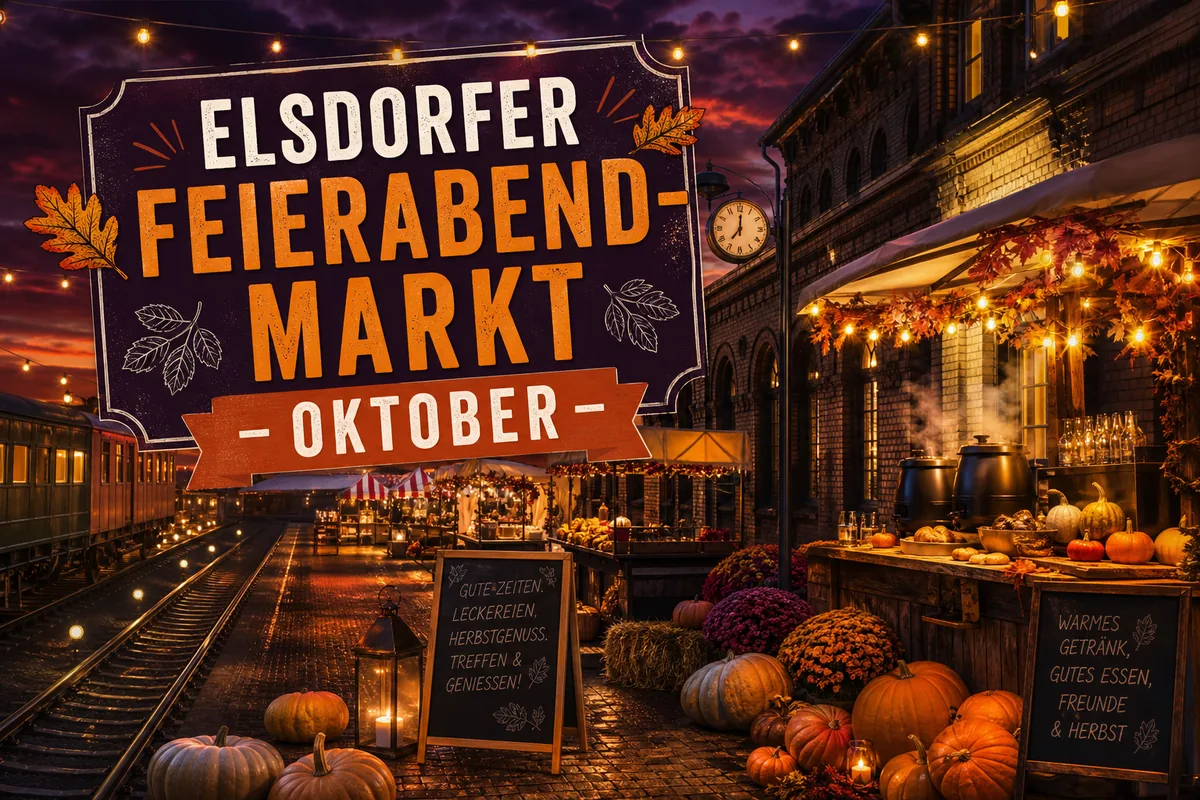 Individuelles Erftpost-Veranstaltungsmotiv zu Elsdorfer Feierabend-Markt