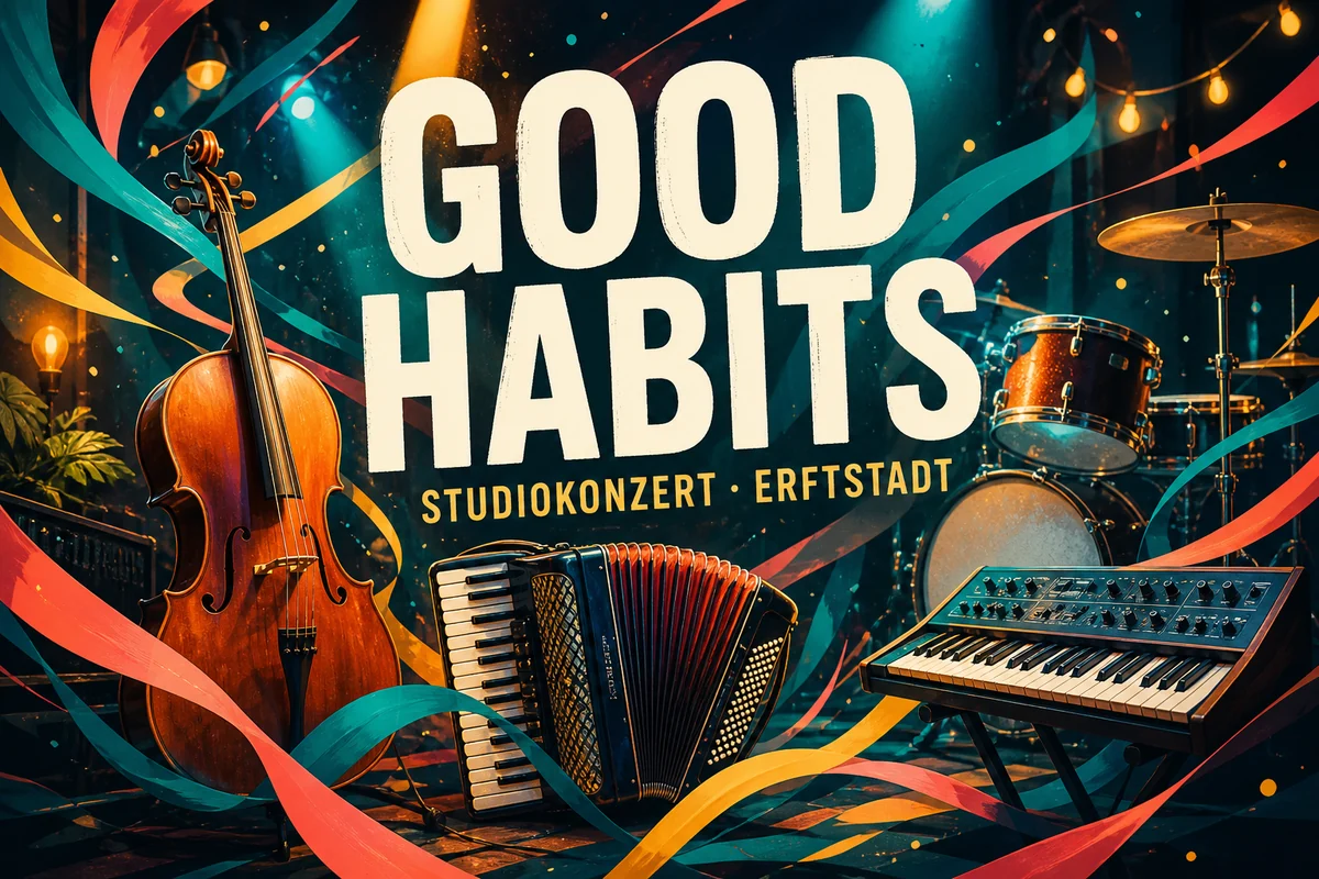 Individuelles Erftpost-Veranstaltungsmotiv zum Konzert von Good Habits in Erftstadt