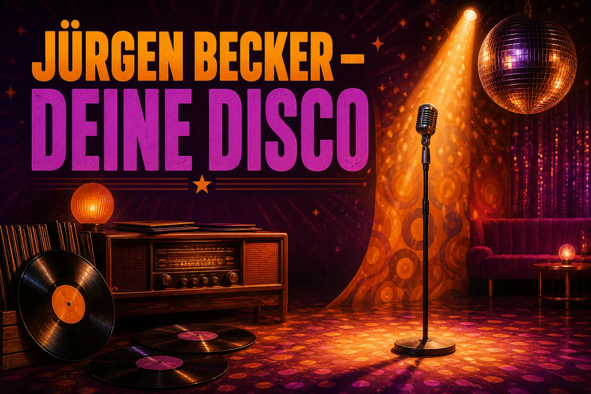 Individuelles Erftpost-Veranstaltungsmotiv zu Jürgen Becker – Deine Disco