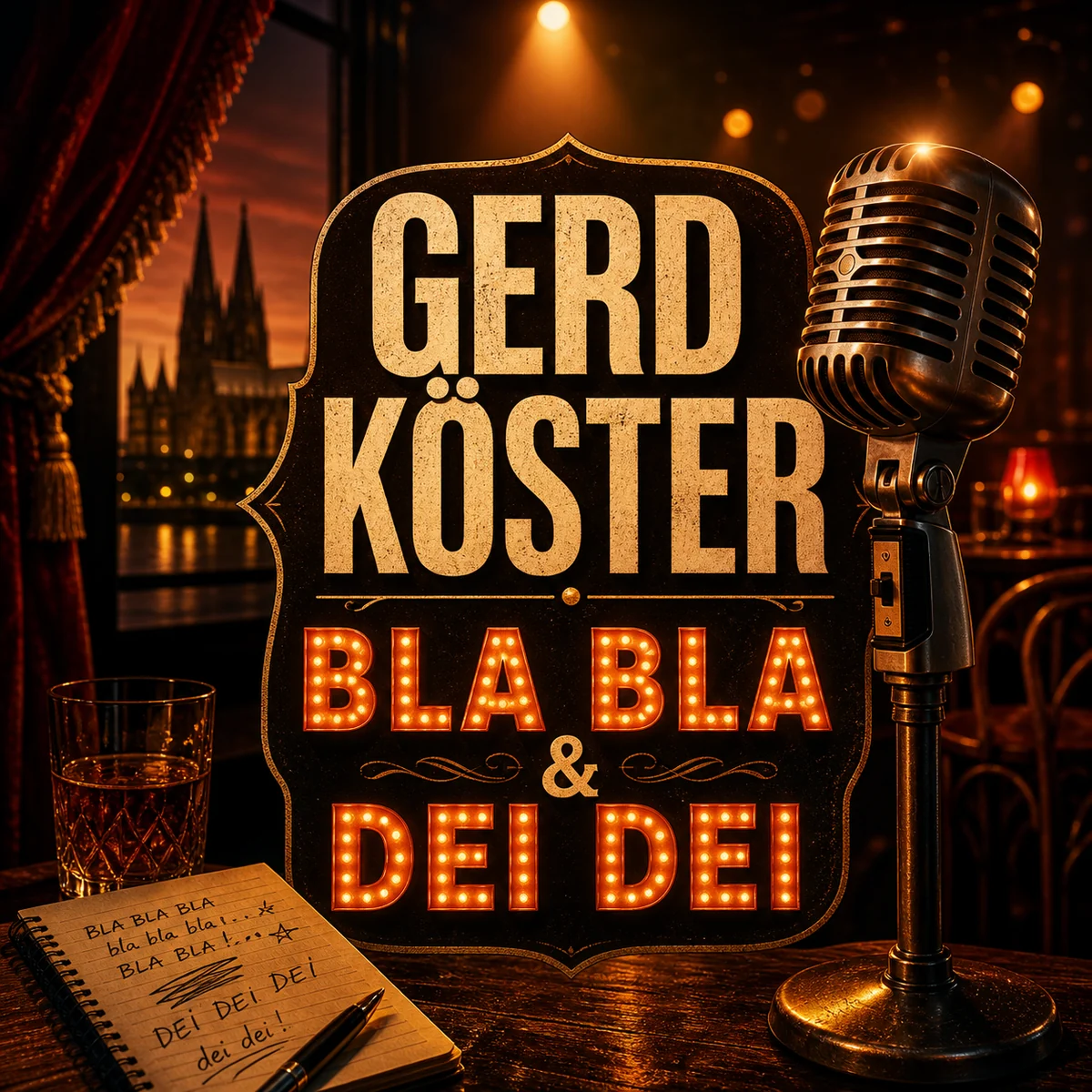 Individuelles Erftpost-Bühnenmotiv zu Gerd Köster in Kerpen