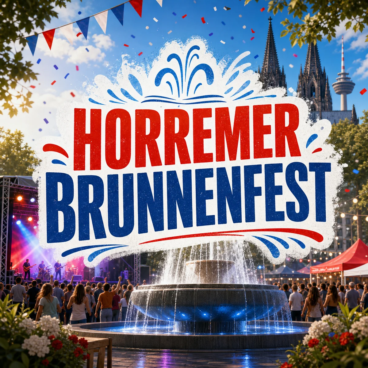 Individuelles Erftpost-Motiv zum Horremer Brunnenfest 2026