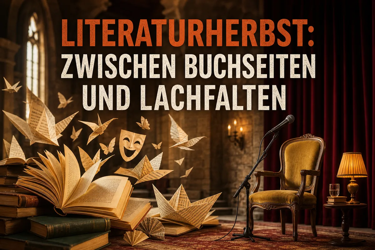 Individuelles Erftpost-Veranstaltungsmotiv zu Literaturherbst: Zwischen Buchseiten und Lachfalten