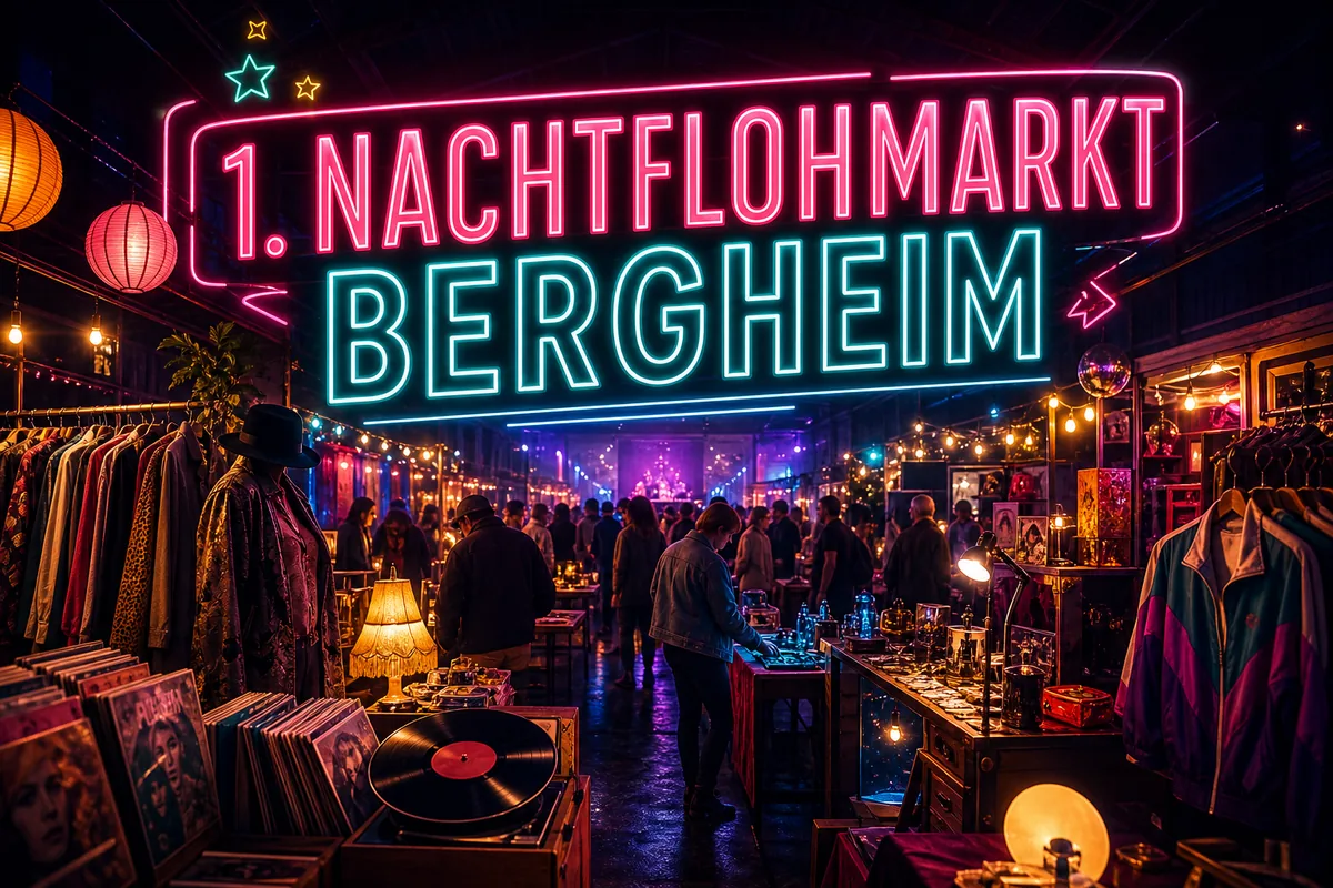 Individuelles Erftpost-Veranstaltungsmotiv zu 1. Nachtflohmarkt Bergheim