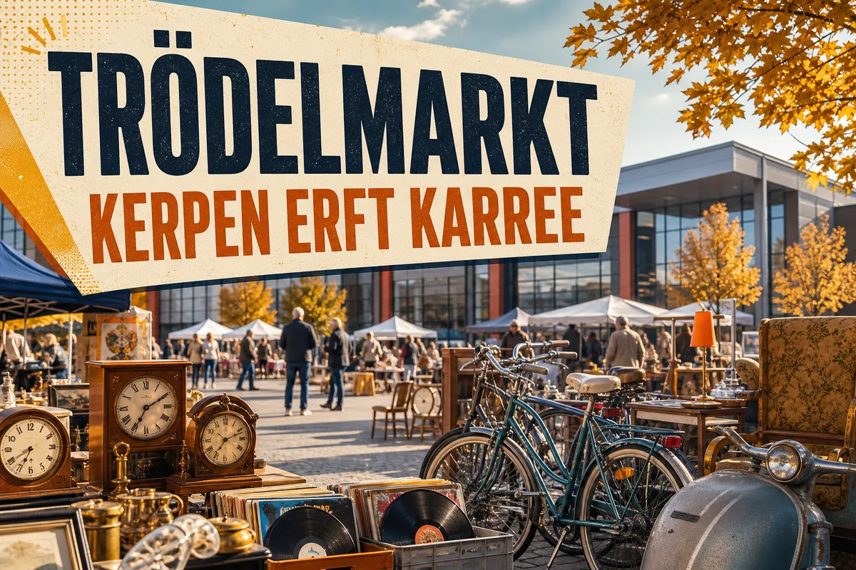 Individuelles Erftpost-Veranstaltungsmotiv zu Trödelmarkt Kerpen Erft Karree