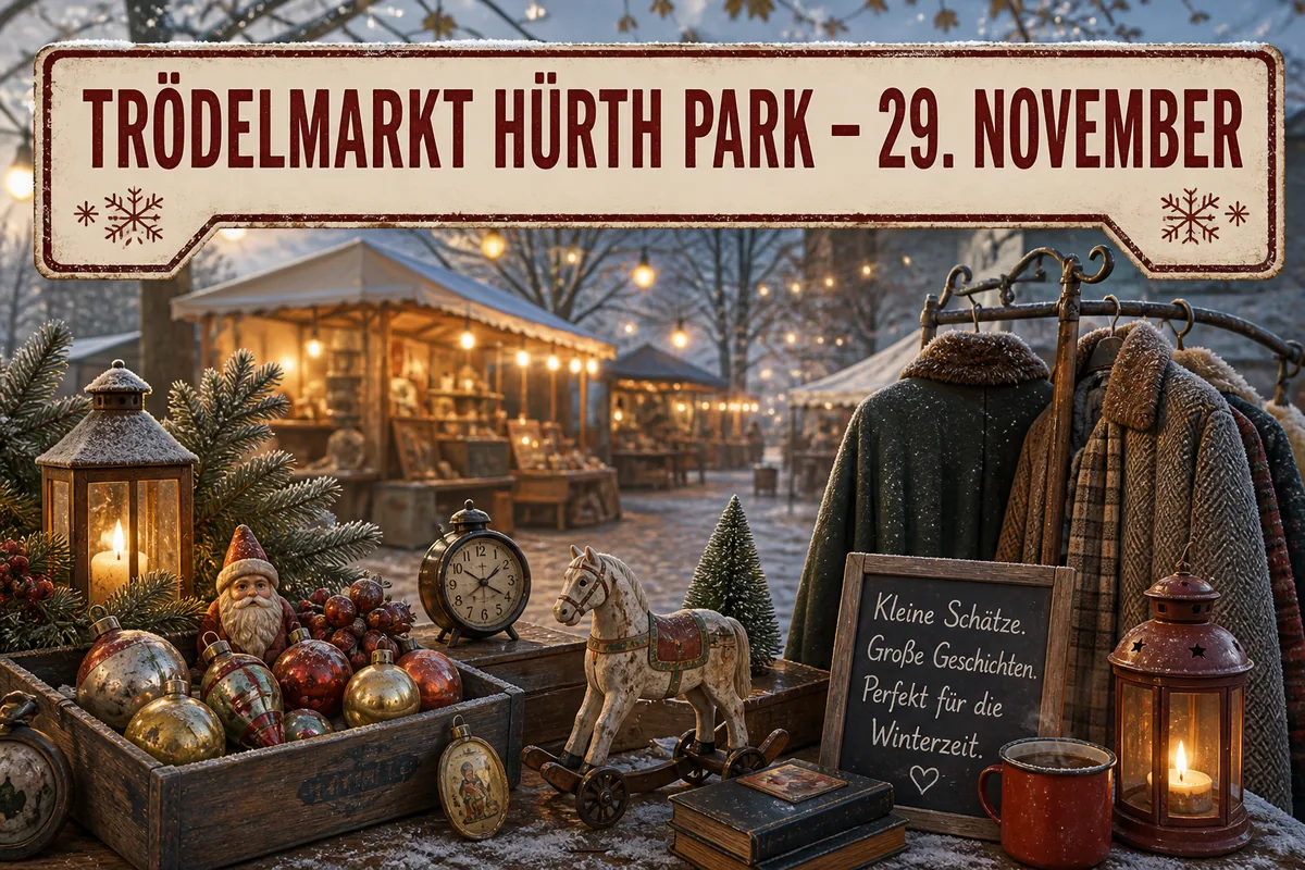 Individuelles Erftpost-Veranstaltungsmotiv zu Trödelmarkt Hürth Park