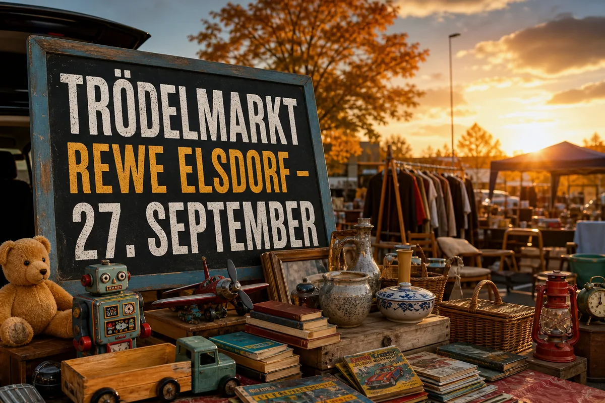 Individuelles Erftpost-Veranstaltungsmotiv zu Trödelmarkt REWE Elsdorf