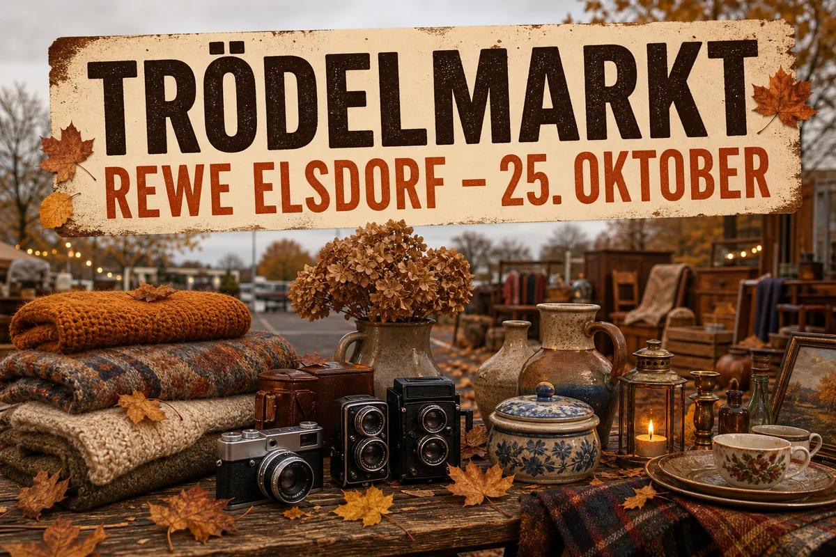 Individuelles Erftpost-Veranstaltungsmotiv zu Trödelmarkt REWE Elsdorf