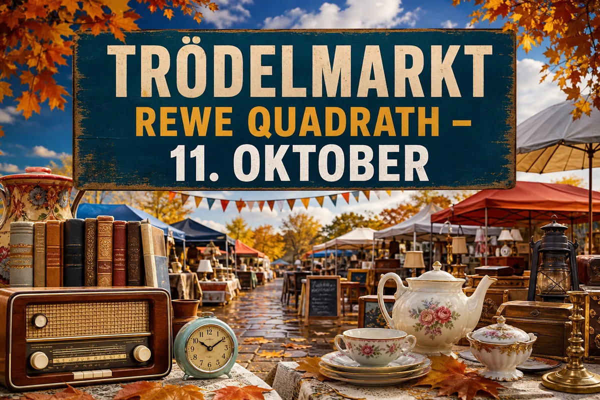 Individuelles Erftpost-Veranstaltungsmotiv zu Trödelmarkt REWE Quadrath