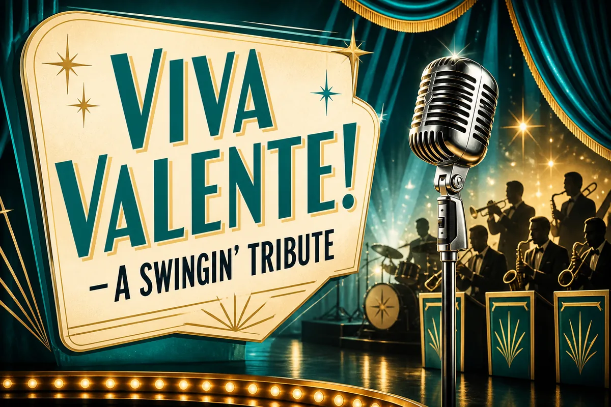 Individuelles Erftpost-Veranstaltungsmotiv zu VIVA VALENTE! – A Swingin’ Tribute