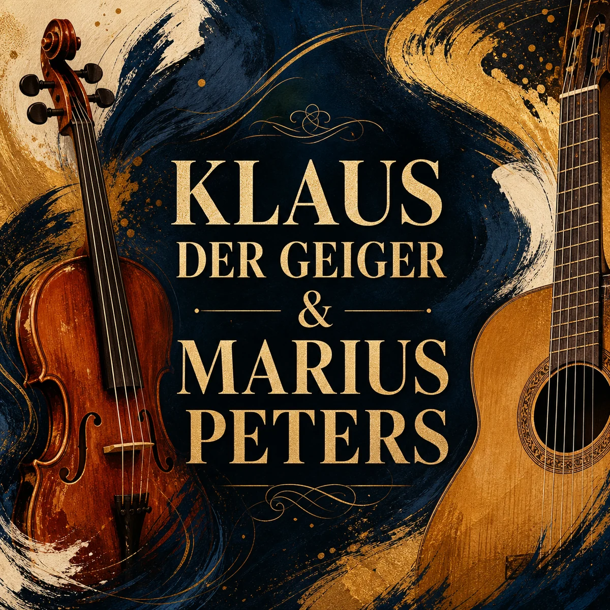 Individuelles Erftpost-Konzertmotiv zu Klaus der Geiger und Marius Peters in Wesseling