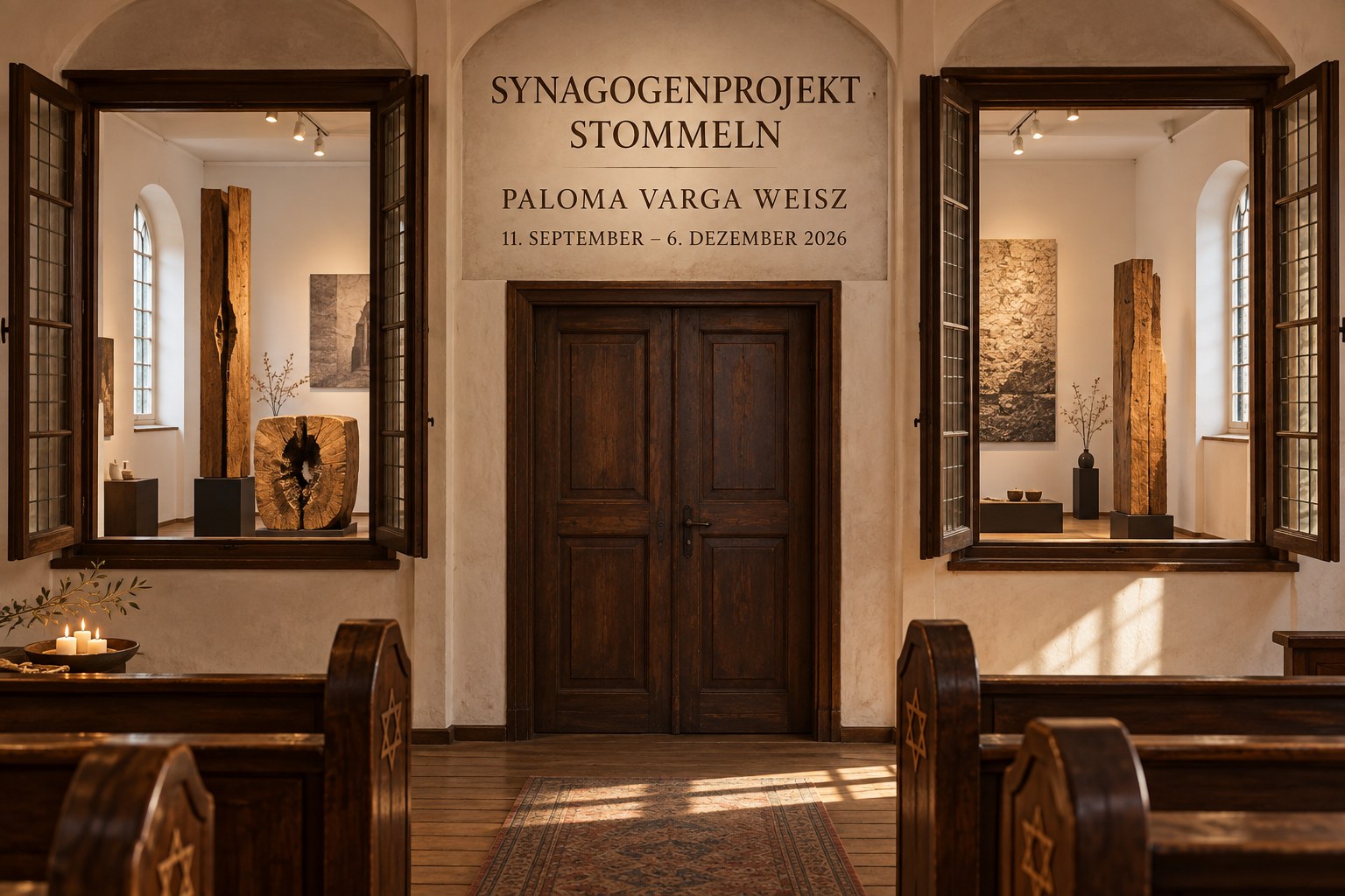 Individuelles Erftpost-Veranstaltungsmotiv zum Synagogenprojekt