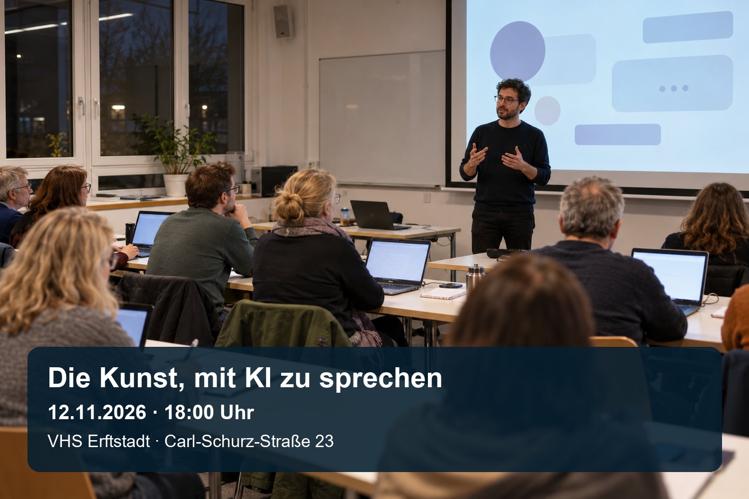 Vortrag über praktische KI-Nutzung am 12. November 2026