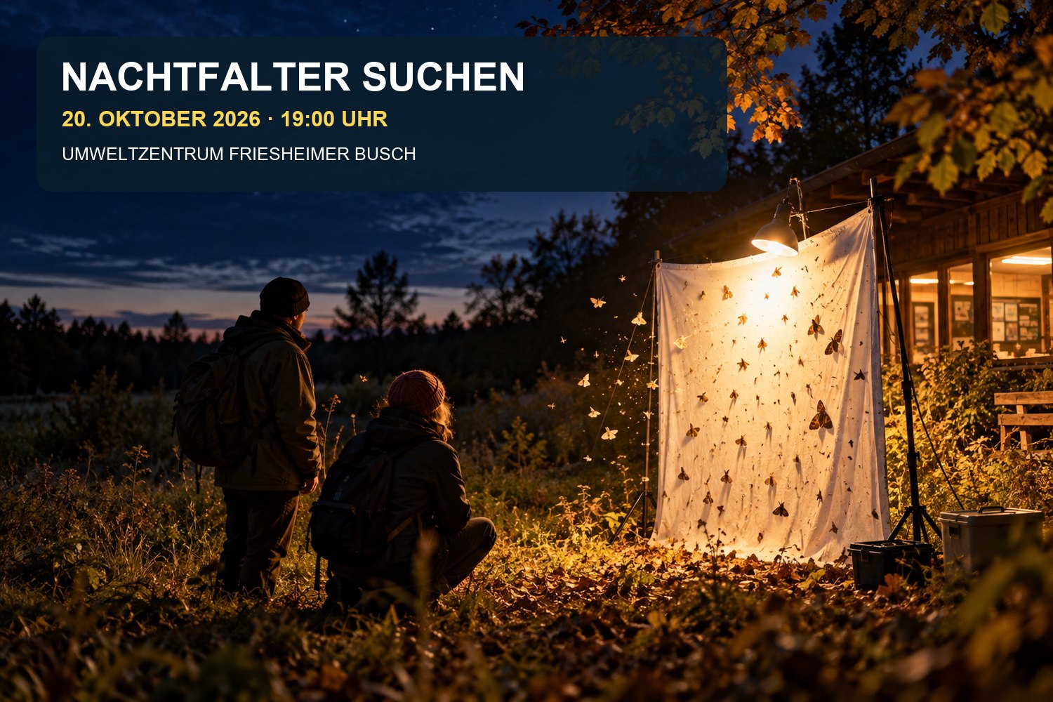 Veranstaltungsillustration: Nachtfalter suchen am 20. Oktober 2026