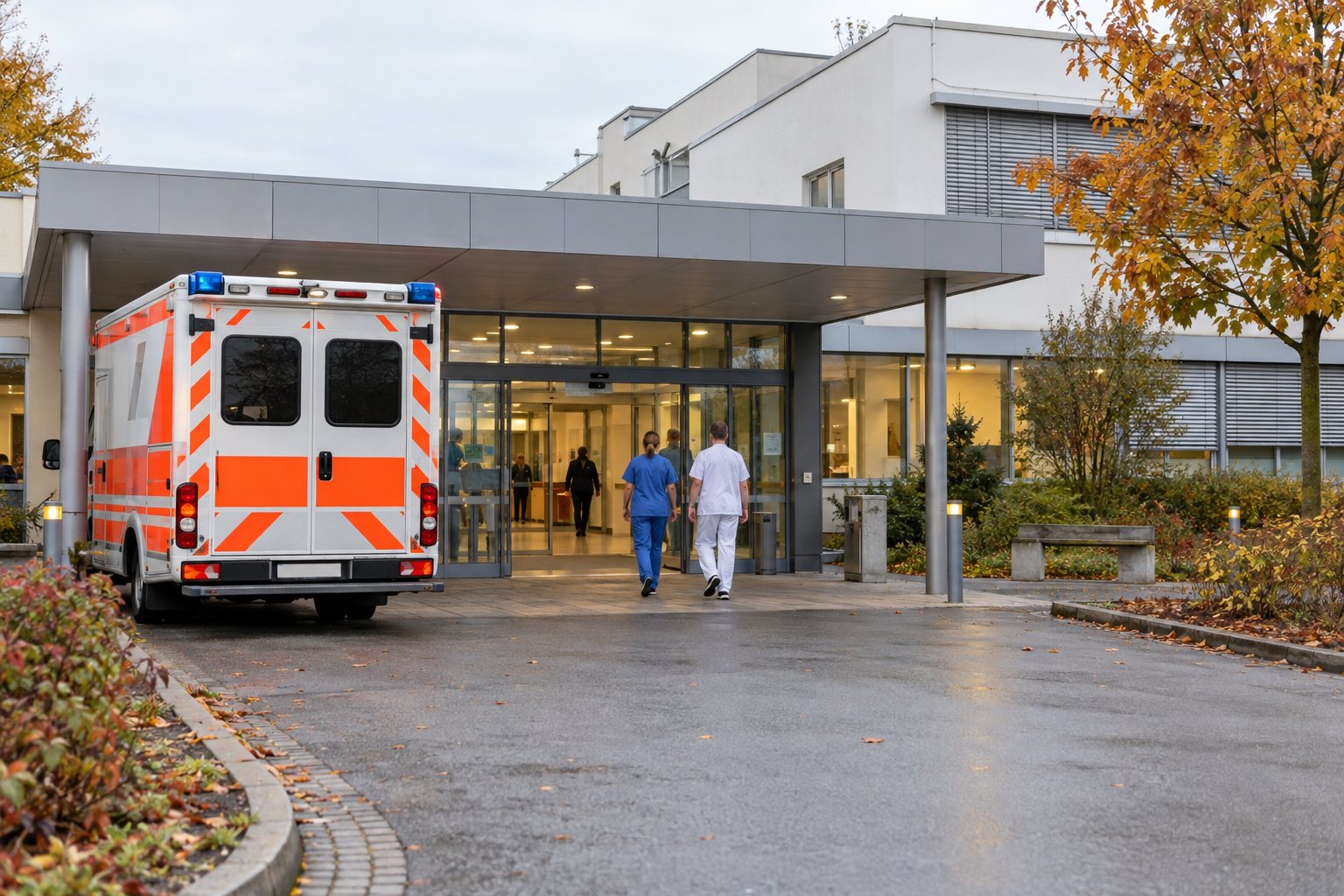Symbolbild: laufender Betrieb an einem regionalen Krankenhaus