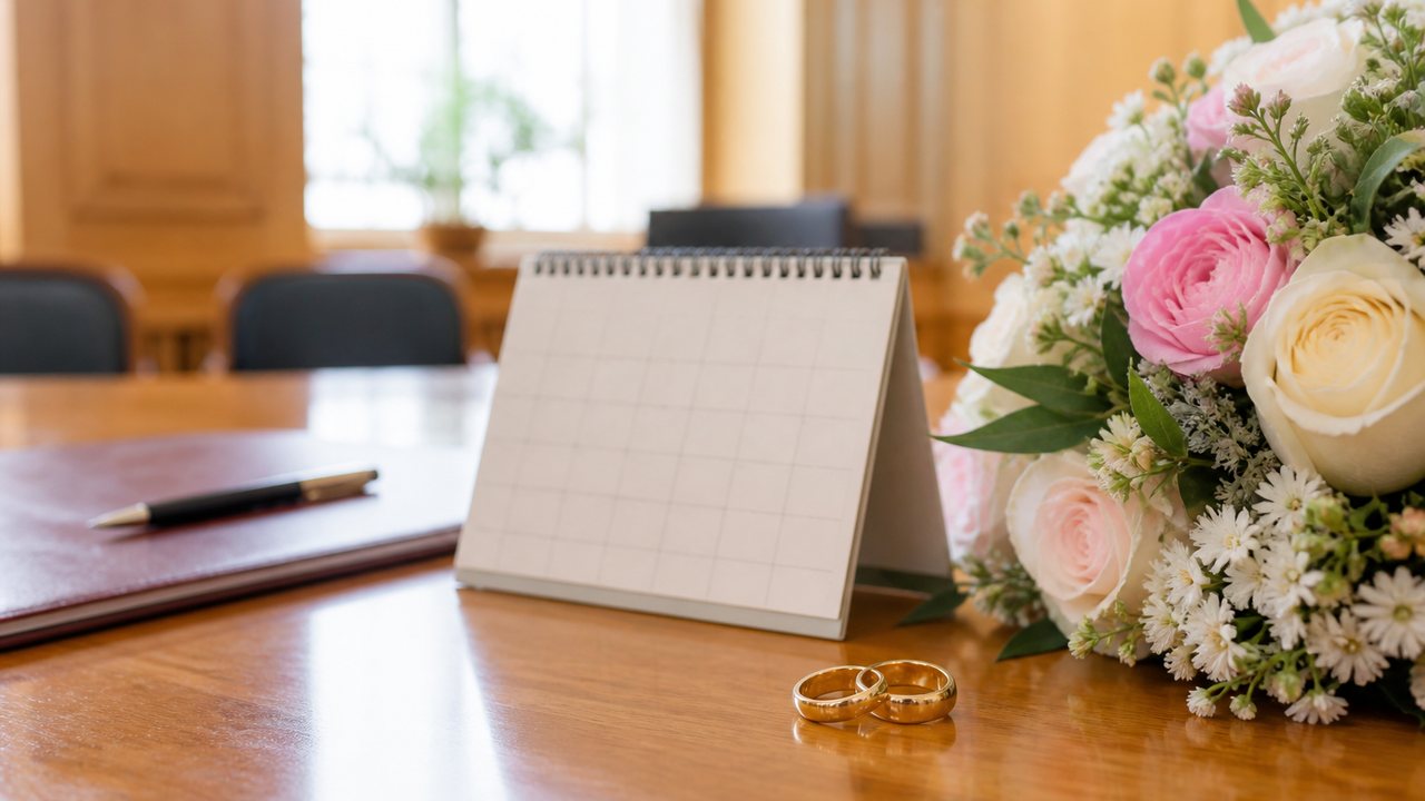 Symbolbild für standesamtliche Hochzeitstermine